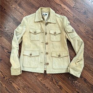 J.Crew vintage leather jacket size Small